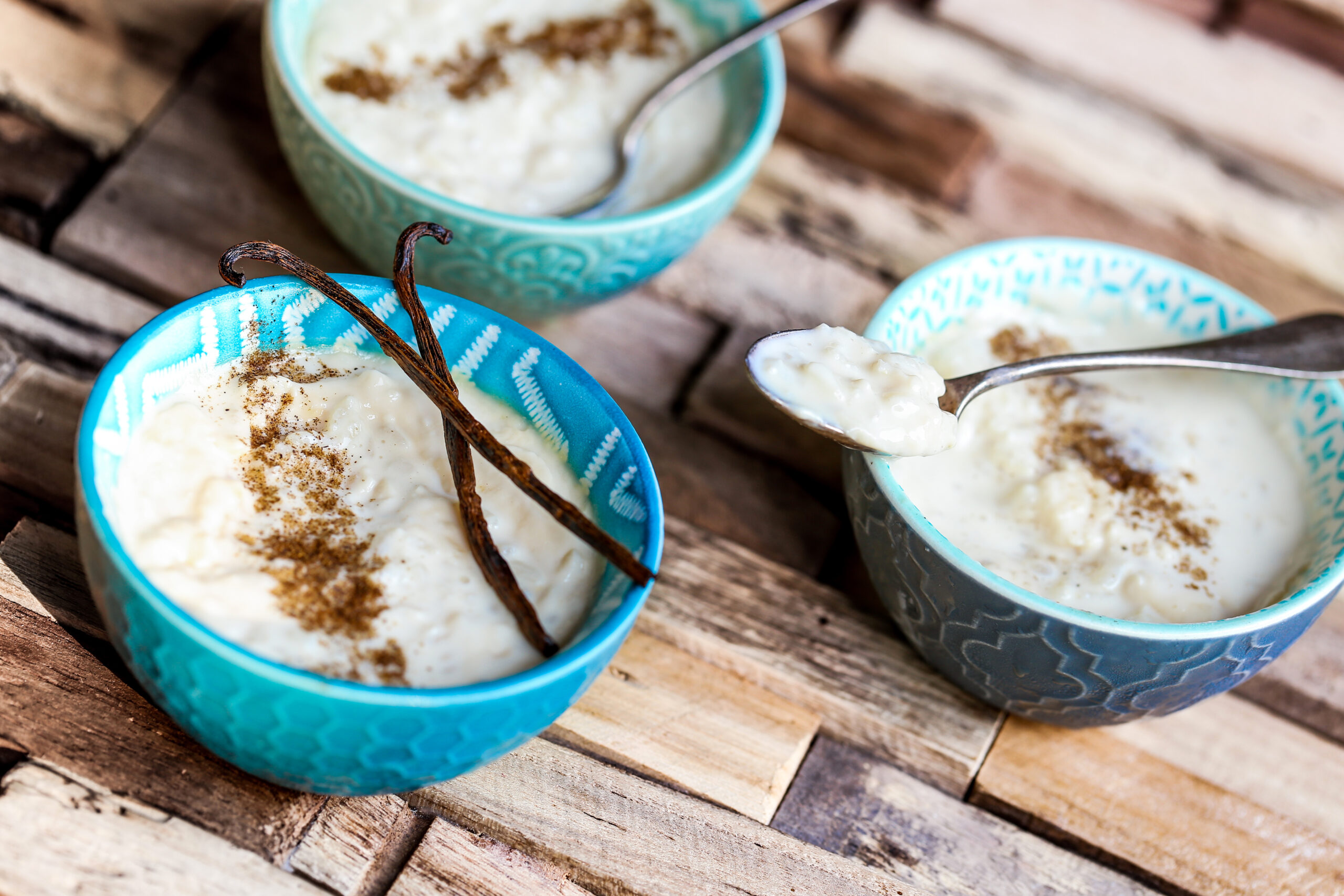 riz au lait à la vanille