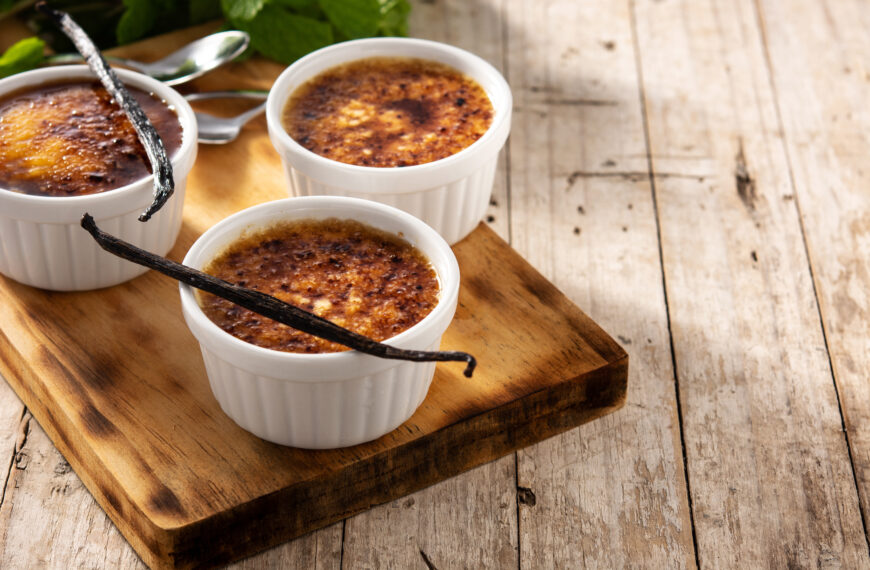 Crème brulée à la vanille